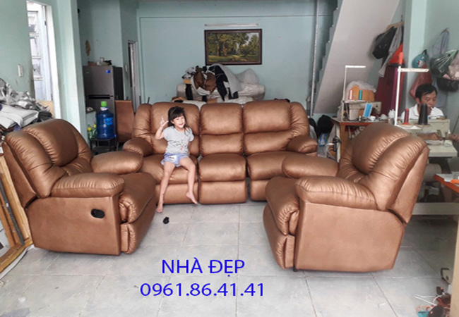 Bọc Ghế sofa da bò rossano quận 7