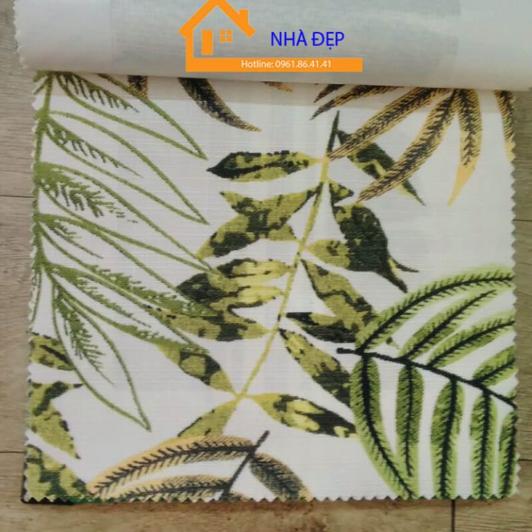 Vải hoa văn may nệm ghế hồ bơi