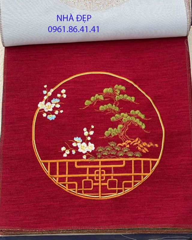 vải ghế gỗ đồng kỵ