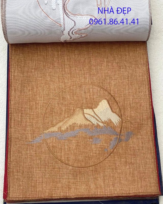 vải nệm ghế gỗ