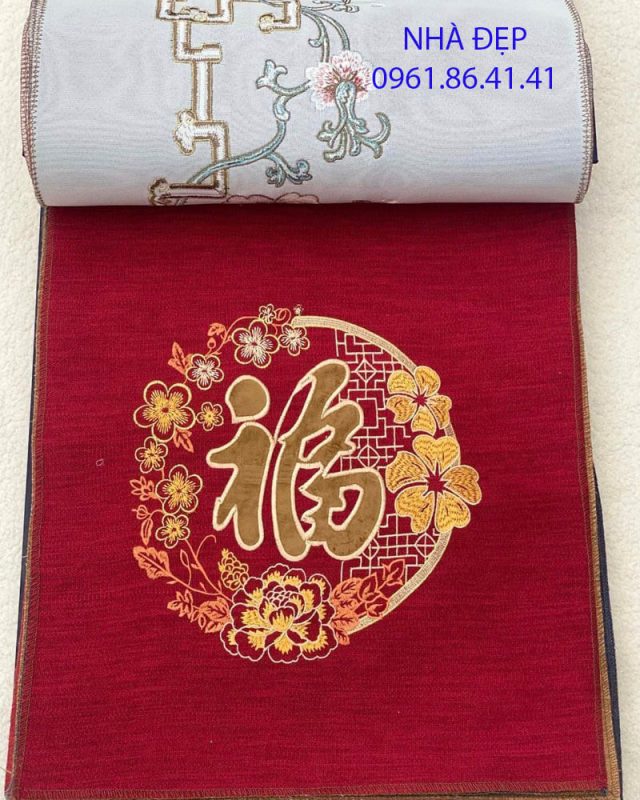 vải may nệm lót ghế gỗ