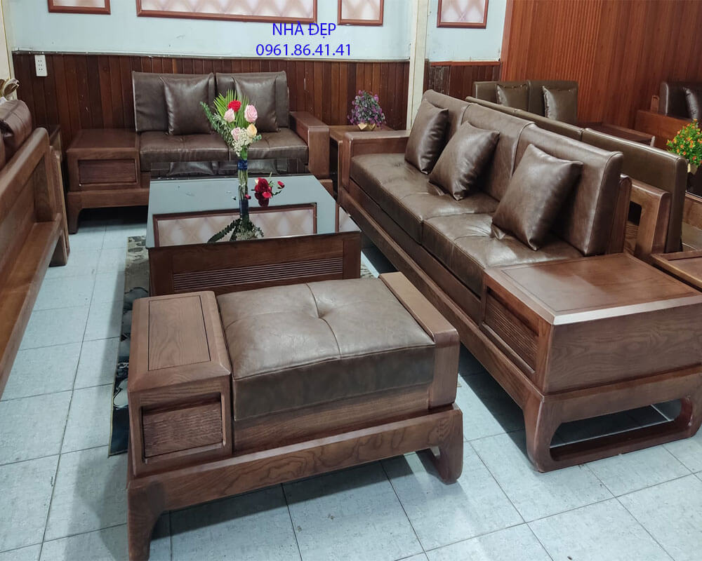 nệm lót ghế gỗ góc l